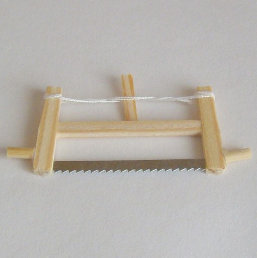 Krippenzubehör Zimmermannssäge, Säge, Schreinersäge, Werkzeug, Krippendekoration