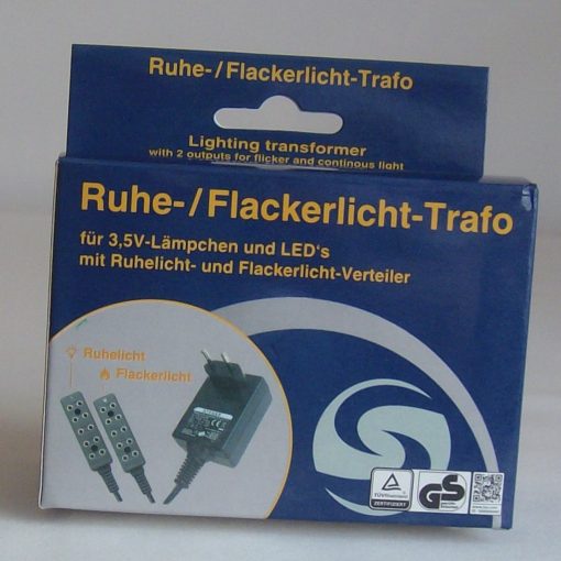 Flacker und Ruhelicht Trafo, Beleuchtungstrafo, Steger, Krippenzubehör, Puppenstube, Krippenelektrik
