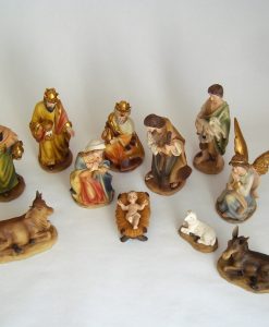 Krippenfiguren 14 cm Markuskrippe, 12-tlg.-Set, Krippenzubehör, Polystone, Figuren,