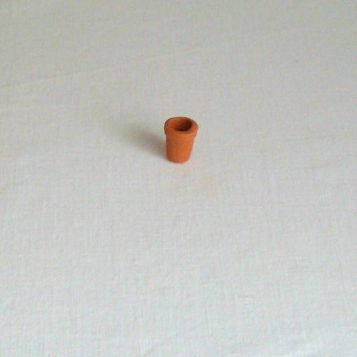 Wichtelzubehör, Krippenzubehör, Blumentopf, Tontopf, Vase, 18 mm mini, Wichtel, Puppenstube, Krippendeko