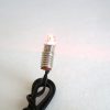 Krippenzubehör LED Birne rot E5,5 mit Kabel und Stecker Krippenbeleuchtung Krippenelektrik