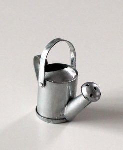 Krippenzubehör Gießkanne aus Metall, ca. 4,5cm, Mini-Garten, Krippendeko, Puppenstube,