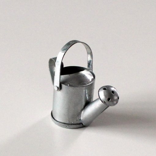 Krippenzubehör Gießkanne aus Metall, ca. 4,5cm, Mini-Garten, Krippendeko, Puppenstube,