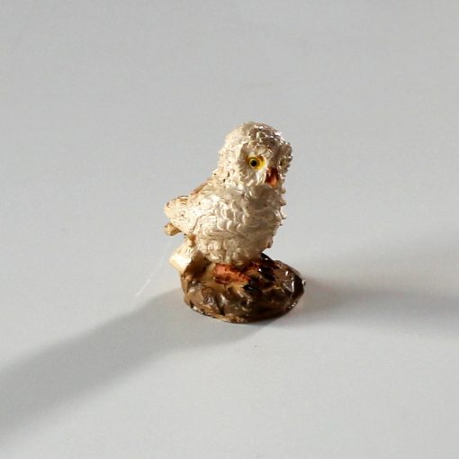 Krippenzubehör Minigarten weiße Eule Schneeeule 2,7 cmKrippenfiguren, Tierfiguren, Krippendeko, Mini-Garten, Modellbau,