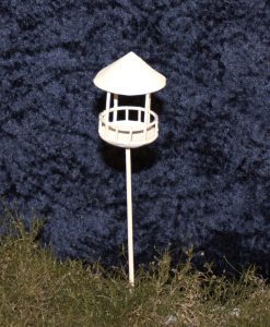 Wichtelzubehör Minigarten Taubenschlag, weiß, Vogel, Wichtel, Gartendeko, Miniatur, Gartenmöbel, Metall, Landhausstil,