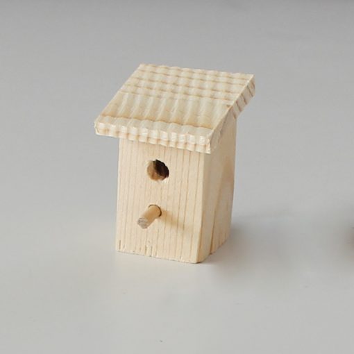 Krippenzubehör Nistkasten, Vogelhaus, Brutplatz, Krippendeko, Mini-Garten, Puppenhaus, Miniatur – Bild 2