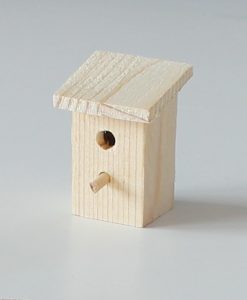 Krippenzubehör Nistkasten, Vogelhaus, Brutplatz, Krippendeko, Mini-Garten, Puppenhaus, Miniatur