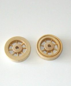 Krippenzubehör 2 Stück Räder Wagenrad Ersatzrad aus Holz Holzrad ca. 4 cm Krippendekoration