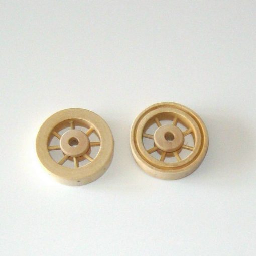 Krippenzubehör 2 Stück Räder Wagenrad Ersatzrad aus Holz Holzrad ca. 4 cm Krippendekoration