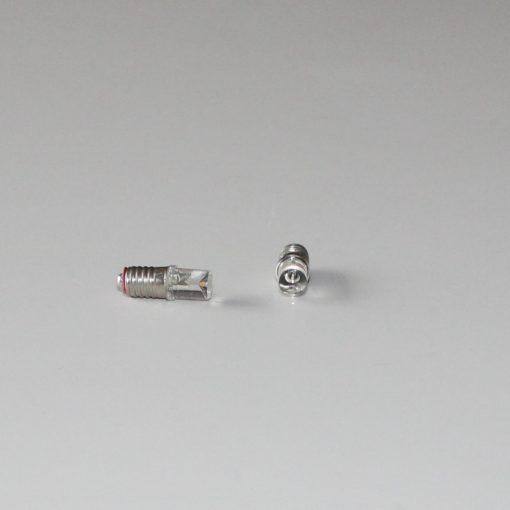 Krippenzubehör 1 Stück LED Ersatzbirne E5 warm-weiß, konkav, Schraubbirne 3,5V, Krippenelektrik