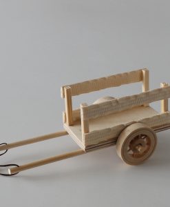 Krippenzubehör Karre Eselskarre Ochsenkarre Wagen Heuwagen Natur Krippendekoration