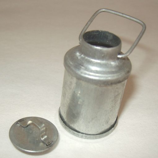 Krippenzubehör Milchkanne 2-teilig Krippendekoration Puppenstube Modellbau Bauernhof – Bild 2