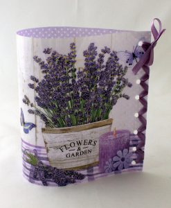 Windlicht Tischlicht Lavendel TischleuchteWindlichthülle Sommer Blumen Dekoleuchte Tischdeko Dekolampe