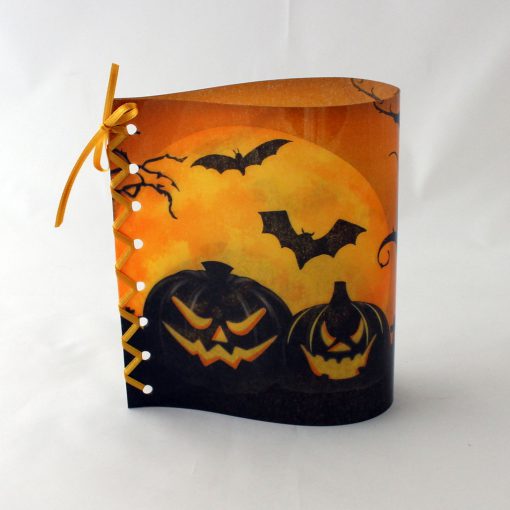Windlicht Dekolicht Kürbisgesichter Herbst Halloween Tischleuchte Dekolampe Windlichthülle
