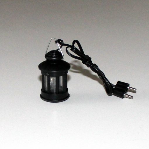 Krippenbeleuchtung beleuchtete Laterne mit Streben Birne E5 Lampe Stalllampe Krippenzubehör – Bild 2