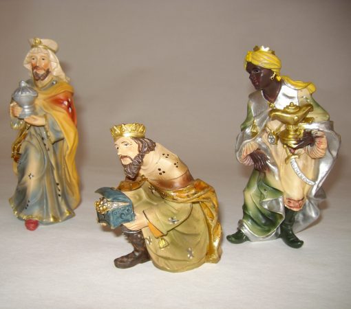 Krippenzubehör heiligen 3 Könige 11 cm Krippenfiguren Mathiaskrippe Zusatzfiguren Ersatzfiguren – Bild 2