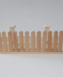 Krippenzubehör Gartenzaun Zaun Lattenzaun 15 cm Krippendeko Mini-Garten Bauernhof Modellbau