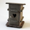 Krippenzubehör Klohäuschen, Plumpsklo, WC, stilles Örtchen, ca. 10 cm, Krippendekoration