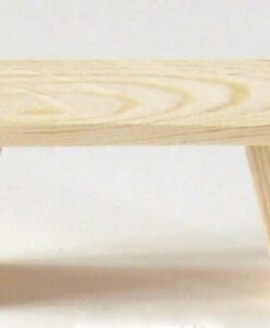 Krippenzubehör Bank Holzbank ca 7cm hell Wichtel Wichtelzubehör Puppenstube, Mini-Garten, Krippendekoration