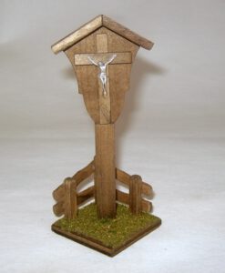 Marterl Kreuz Wegkreuz Wegmarterl Materl Feldkreuz 12 cm Bildstock Dekoration