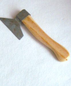 Krippenzubehör Axt Beil 4,5 cm Krippendekoration Werkzeug Mini-Garten Modellbau
