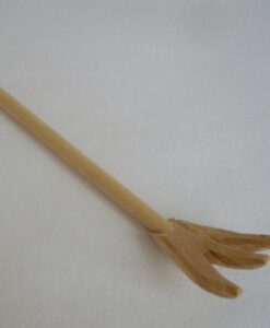 Krippenzubehör breite Heugabel Krippendekoration 11,5 cm Länge Mini-Garten, Bauernhof, Modellbau,