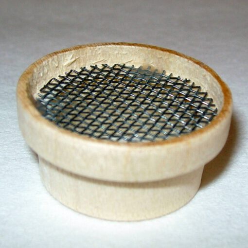 Krippenzubehör Mehlsieb Sieb Holzsieb Krippendekoration Puppenstube Modellbau Bauernhof Backstube
