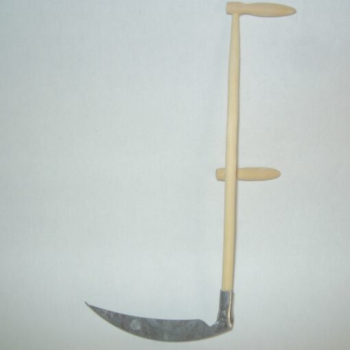 Krippenzubehör Sense ca. 12 cm Krippendekoration Werkzeug Mini-Garten
