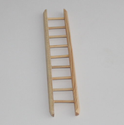 Krippenzubehör Leiter 20 cm Krippendekoration Mini-Garten Puppenhaus Bauernhof