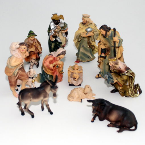 Krippenzubehör Krippenfiguren - Set 11-tlg., 13 cm Mathiaskrippe