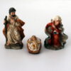 Krippenfiguren - Set,  ca. 8,5 cm,  Krippenzubehör, heilige Familie, Starterset, Ersatzfiguren, Zusatzfiguren, Polyresin, Krippendekoration,