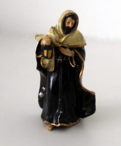 Krippenzubehör Krippenfigur Josef mit Laterne ca. 16 cm Ersatzfigur Krippendekoration