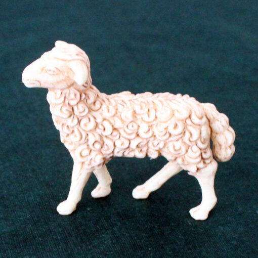 Krippenfiguren stehendes Schaf 5,5 cm Krippenzubehör Tierfigur Krippenfigur Kunststoff Krippendekoration – Bild 2