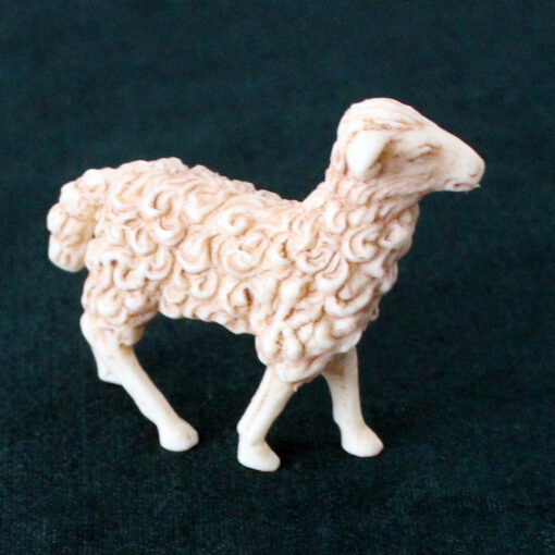 Krippenfiguren stehendes Schaf 5,5 cm Krippenzubehör Tierfigur Krippenfigur Kunststoff Krippendekoration