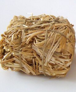 Krippenzubehör großer Strohballen ca. 6 cm, Stroh, Krippendekoration,