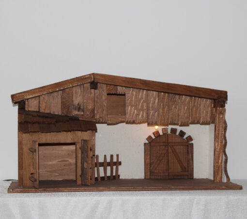 Weihnachtskrippe Krippe Krippenstall – Bild 3