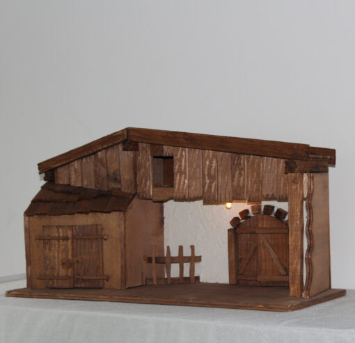 Weihnachtskrippe Krippe Krippenstall – Bild 6