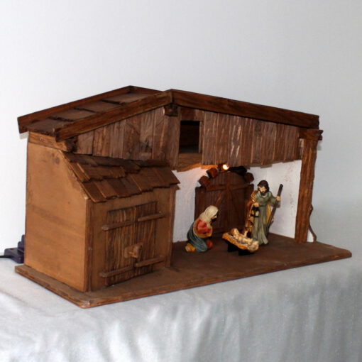 Weihnachtskrippe Krippe Krippenstall – Bild 4