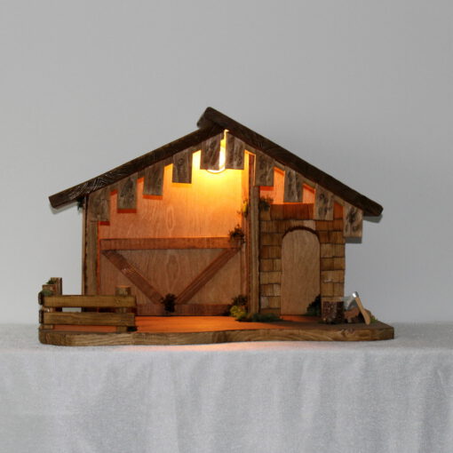 Weihnachtskrippe Krippe Krippenstall – Bild 2