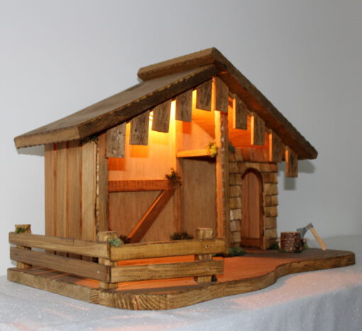 Weihnachtskrippe Krippe Krippenstall – Bild 4