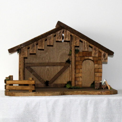 Weihnachtskrippe Krippe Krippenstall – Bild 5