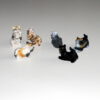 Krippenfiguren verschiedene Katzen 6 - teilig Set Tierfiguren Krippenzubehör Krippendekoration Puppenstube Bauernhof Modellbau