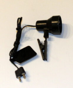 Krippenelektrik Krippenzubehör Strahler mit Klemme beleuchtet E10, Krippenbeleuchtung, Krippendeko